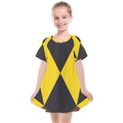 Abstract Pattern Geometric Backgrounds   Kids  Smock Dress by Eskimos