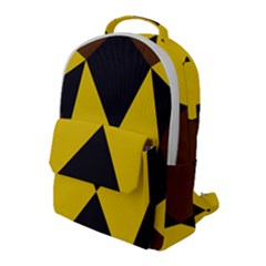 Abstract Pattern Geometric Backgrounds   Flap Pocket Backpack (large) by Eskimos