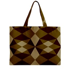 Abstract Pattern Geometric Backgrounds   Zipper Mini Tote Bag by Eskimos