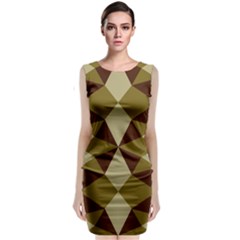 Abstract Pattern Geometric Backgrounds   Sleeveless Velvet Midi Dress by Eskimos