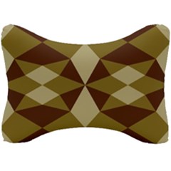 Abstract Pattern Geometric Backgrounds   Seat Head Rest Cushion by Eskimos