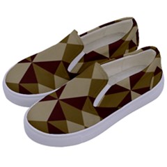 Abstract Pattern Geometric Backgrounds   Kids  Canvas Slip Ons by Eskimos