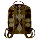 Abstract pattern geometric backgrounds   Flap Pocket Backpack (Large) View3