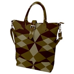 Abstract Pattern Geometric Backgrounds   Buckle Top Tote Bag by Eskimos