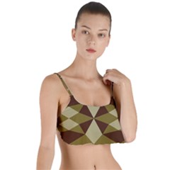 Abstract Pattern Geometric Backgrounds   Layered Top Bikini Top 