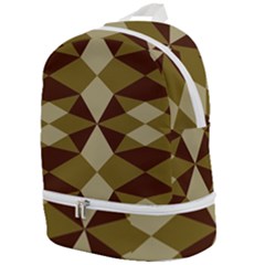 Abstract Pattern Geometric Backgrounds   Zip Bottom Backpack by Eskimos