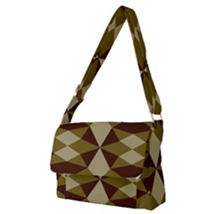 Abstract Pattern Geometric Backgrounds   Full Print Messenger Bag (m) by Eskimos