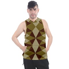 Abstract Pattern Geometric Backgrounds   Men s Sleeveless Hoodie by Eskimos