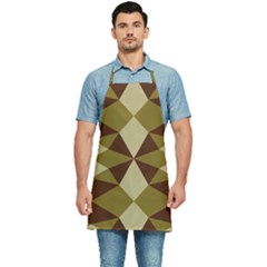 Abstract Pattern Geometric Backgrounds   Kitchen Apron by Eskimos