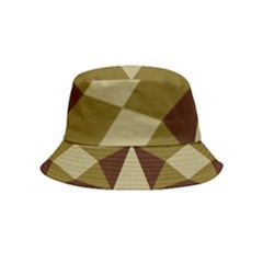 Abstract Pattern Geometric Backgrounds   Bucket Hat (kids) by Eskimos