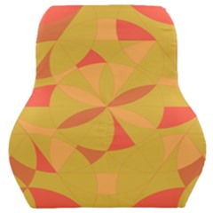 Abstract Pattern Geometric Backgrounds   Car Seat Back Cushion  by Eskimos