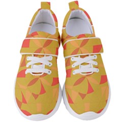 Abstract Pattern Geometric Backgrounds   Women s Velcro Strap Shoes by Eskimos