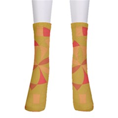 Abstract Pattern Geometric Backgrounds   Men s Crew Socks by Eskimos