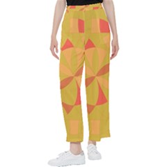 Abstract Pattern Geometric Backgrounds   Women s Pants  by Eskimos