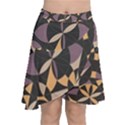 Abstract pattern geometric backgrounds   Chiffon Wrap Front Skirt View1