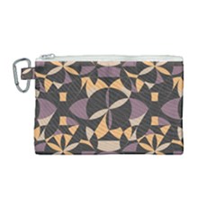 Abstract Pattern Geometric Backgrounds   Canvas Cosmetic Bag (medium) by Eskimos