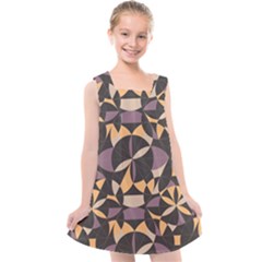 Abstract Pattern Geometric Backgrounds   Kids  Cross Back Dress by Eskimos