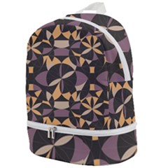 Abstract Pattern Geometric Backgrounds   Zip Bottom Backpack by Eskimos