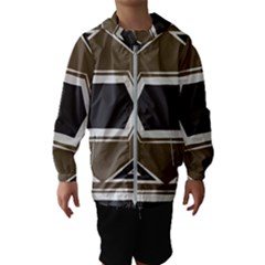 Abstract Pattern Geometric Backgrounds   Kids  Hooded Windbreaker by Eskimos