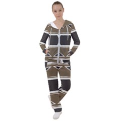 Abstract Pattern Geometric Backgrounds   Women s Tracksuit by Eskimos