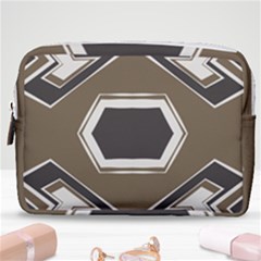 Abstract Pattern Geometric Backgrounds   Make Up Pouch (medium) by Eskimos