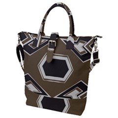 Abstract Pattern Geometric Backgrounds   Buckle Top Tote Bag by Eskimos