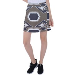 Abstract Pattern Geometric Backgrounds   Tennis Skirt by Eskimos