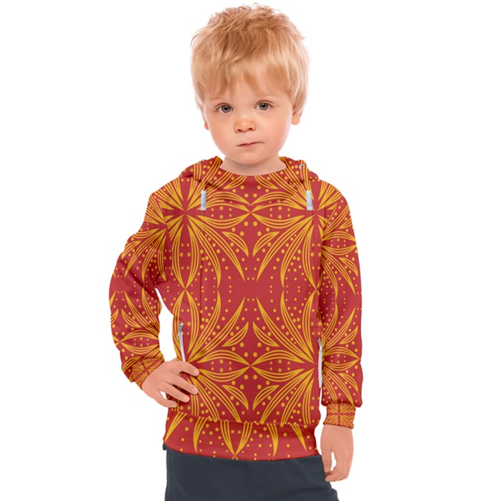 Abstract pattern geometric backgrounds   Kids  Hooded Pullover