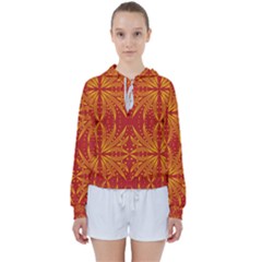 Abstract Pattern Geometric Backgrounds   Women s Tie Up Sweat by Eskimos