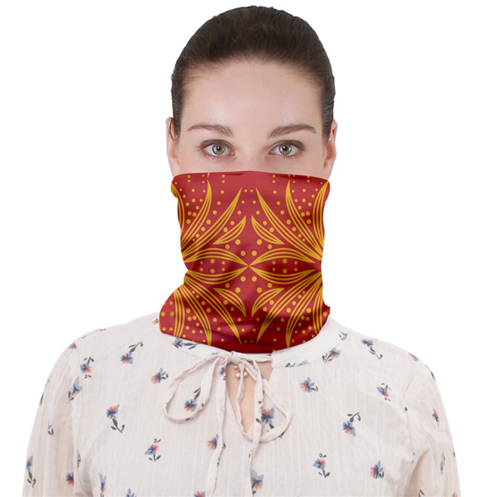 Abstract pattern geometric backgrounds   Face Covering Bandana (Adult)