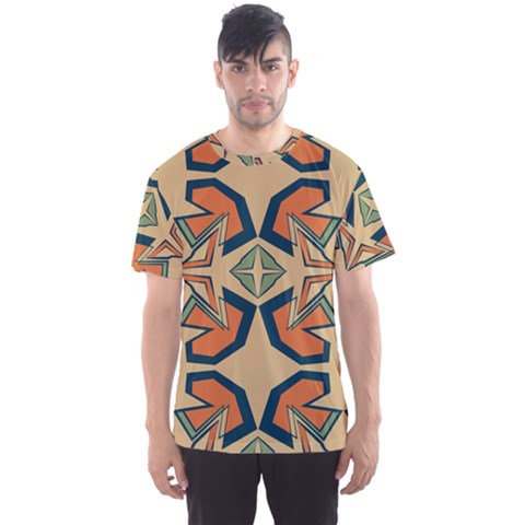 Abstract Pattern Geometric Backgrounds   Men s Sport Mesh Tee by Eskimos