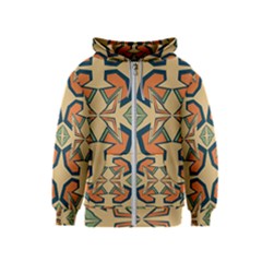 Abstract Pattern Geometric Backgrounds   Kids  Zipper Hoodie by Eskimos