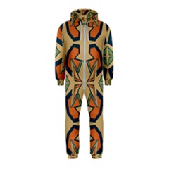 Abstract Pattern Geometric Backgrounds   Hooded Jumpsuit (kids) by Eskimos