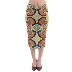 Abstract Pattern Geometric Backgrounds   Midi Pencil Skirt by Eskimos