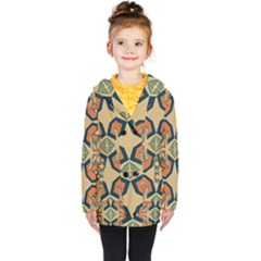 Abstract Pattern Geometric Backgrounds   Kids  Double Breasted Button Coat by Eskimos