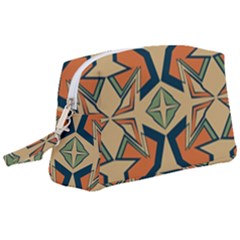 Abstract Pattern Geometric Backgrounds   Wristlet Pouch Bag (large) by Eskimos