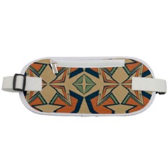 Abstract Pattern Geometric Backgrounds   Rounded Waist Pouch by Eskimos