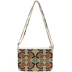 Abstract Pattern Geometric Backgrounds   Double Gusset Crossbody Bag by Eskimos