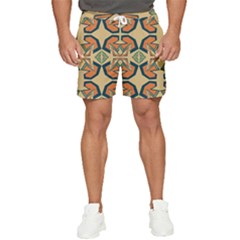 Abstract Pattern Geometric Backgrounds   Men s Runner Shorts by Eskimos