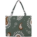 Floral pattern paisley style Paisley print  Doodle background Mini Tote Bag View1