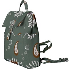 Floral Pattern Paisley Style Paisley Print  Doodle Background Buckle Everyday Backpack by Eskimos