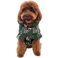 Floral Pattern Paisley Style Paisley Print  Doodle Background Dog Coat by Eskimos