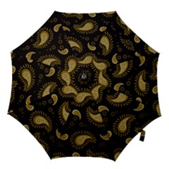 Floral Pattern Paisley Style Paisley Print  Doodle Background Hook Handle Umbrellas (small) by Eskimos