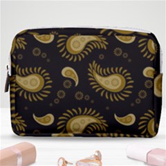 Floral Pattern Paisley Style Paisley Print  Doodle Background Make Up Pouch (medium) by Eskimos