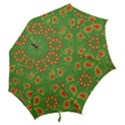 Floral pattern paisley style Paisley print  Doodle background Hook Handle Umbrellas (Medium) View2