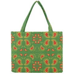 Floral Pattern Paisley Style Paisley Print  Doodle Background Mini Tote Bag by Eskimos