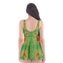 Floral pattern paisley style Paisley print  Doodle background Skater Dress Swimsuit View2