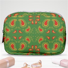 Floral Pattern Paisley Style Paisley Print  Doodle Background Make Up Pouch (small) by Eskimos