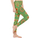 Floral pattern paisley style Paisley print  Doodle background Lightweight Velour Classic Yoga Leggings View4