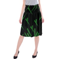 Abstract Pattern Geometric Backgrounds   Midi Beach Skirt by Eskimos